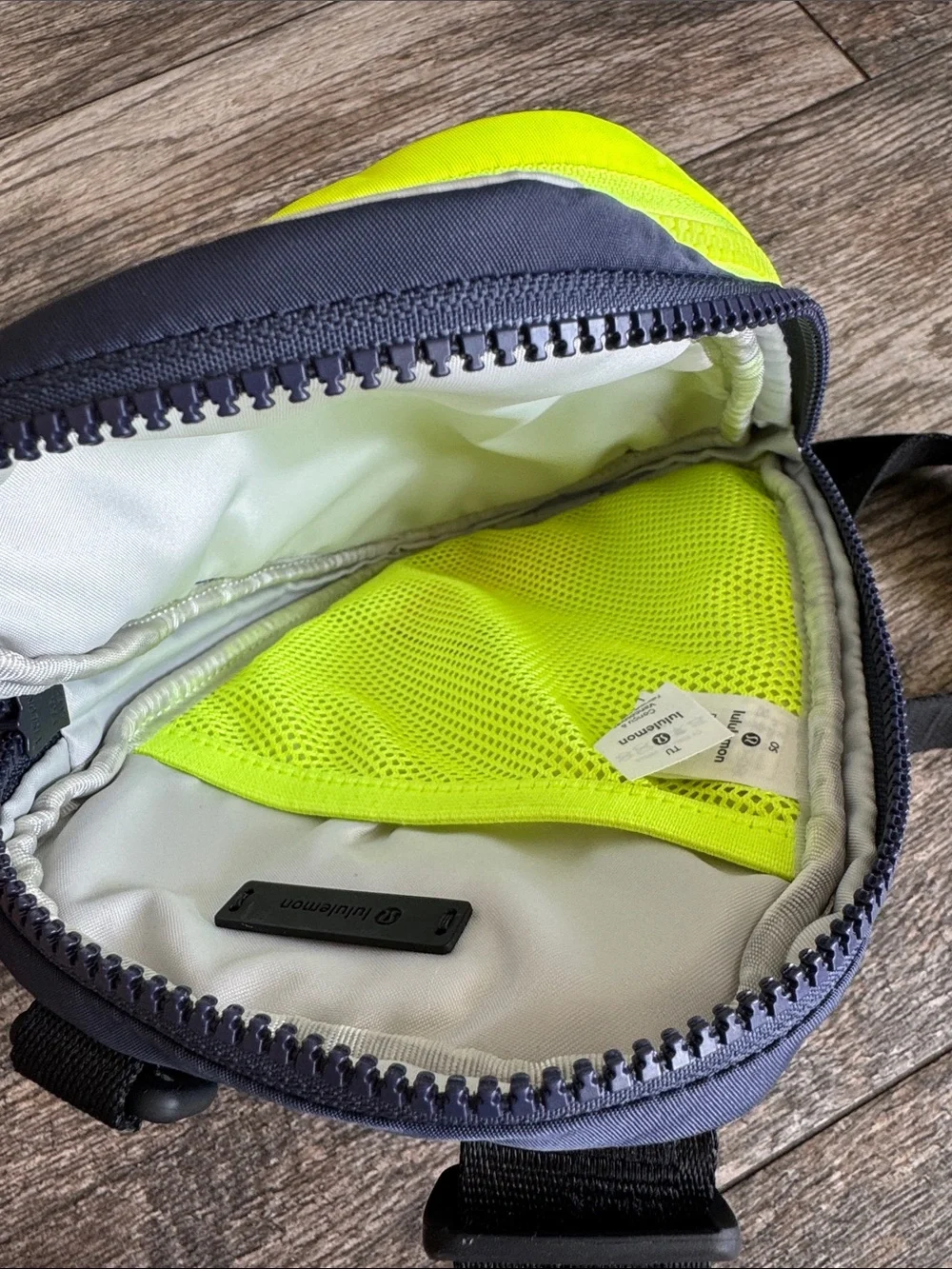 lululemon athletica Pink & Neon Yellow Crossbody Bag